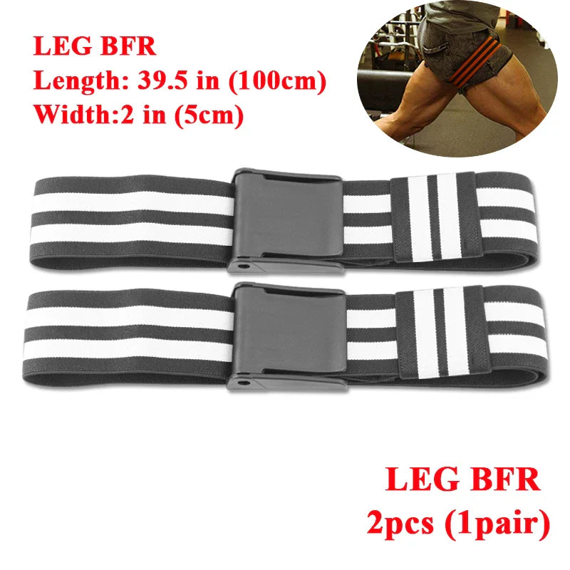 PRO 4-Pack Bundle Blood Flow Restriction Bands for Arms and Legs - Occlusion Training Bands Help You Gain Muscle without Heavy Weight Lifting, Strong Elastic Strap + Quick-Release (Copy)