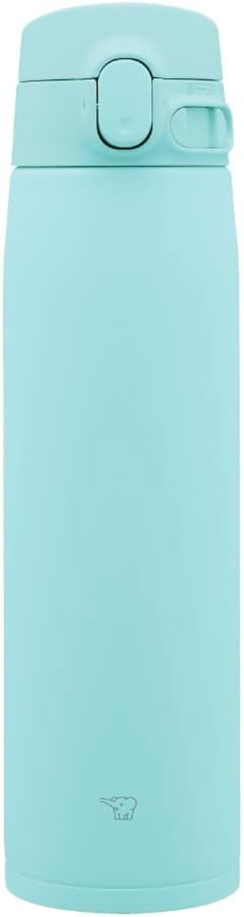 Zojirushi SM-VA72-AM Water Bottle, One-Touch Stainless Steel Mug, Seamless, 24.3 Fl Oz (720 Ml), Mint Blue